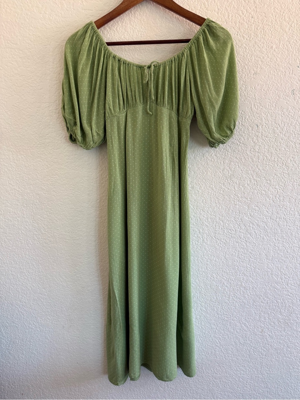 Billabong True Romance Green Midi Dress